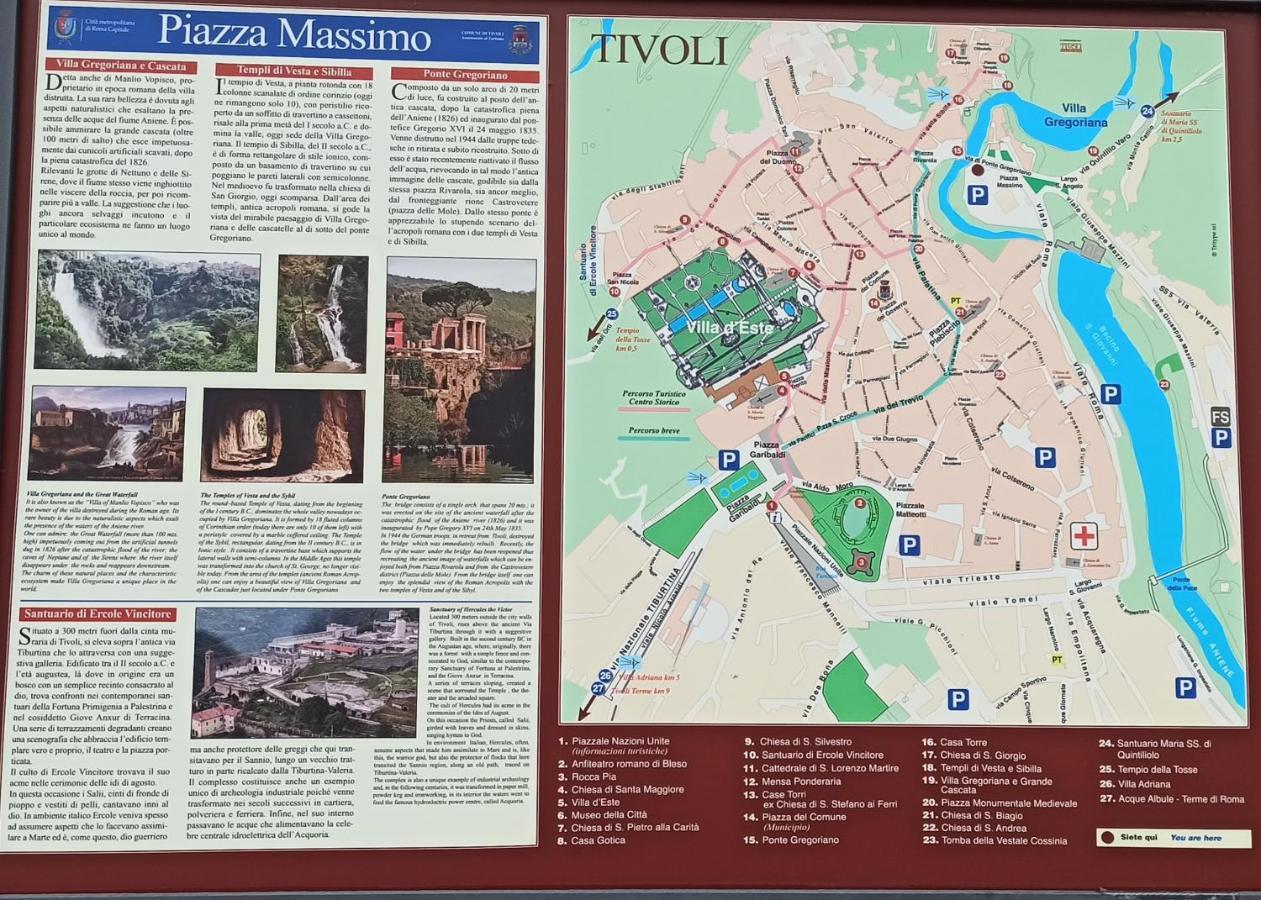 Alla Fontana Di Gemma Via Dei Sosii 69 Apartment Tivoli Bagian luar foto